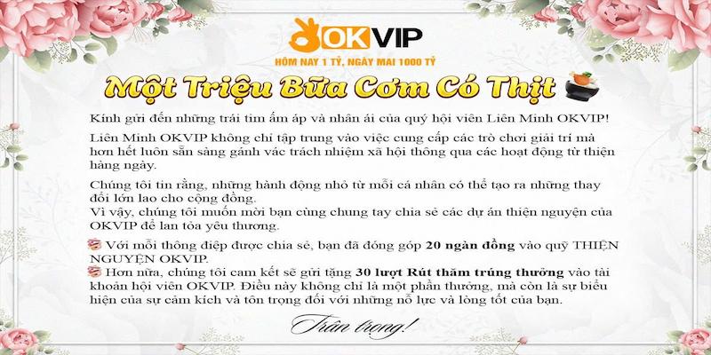 Một triệu bữa cơm có thịt